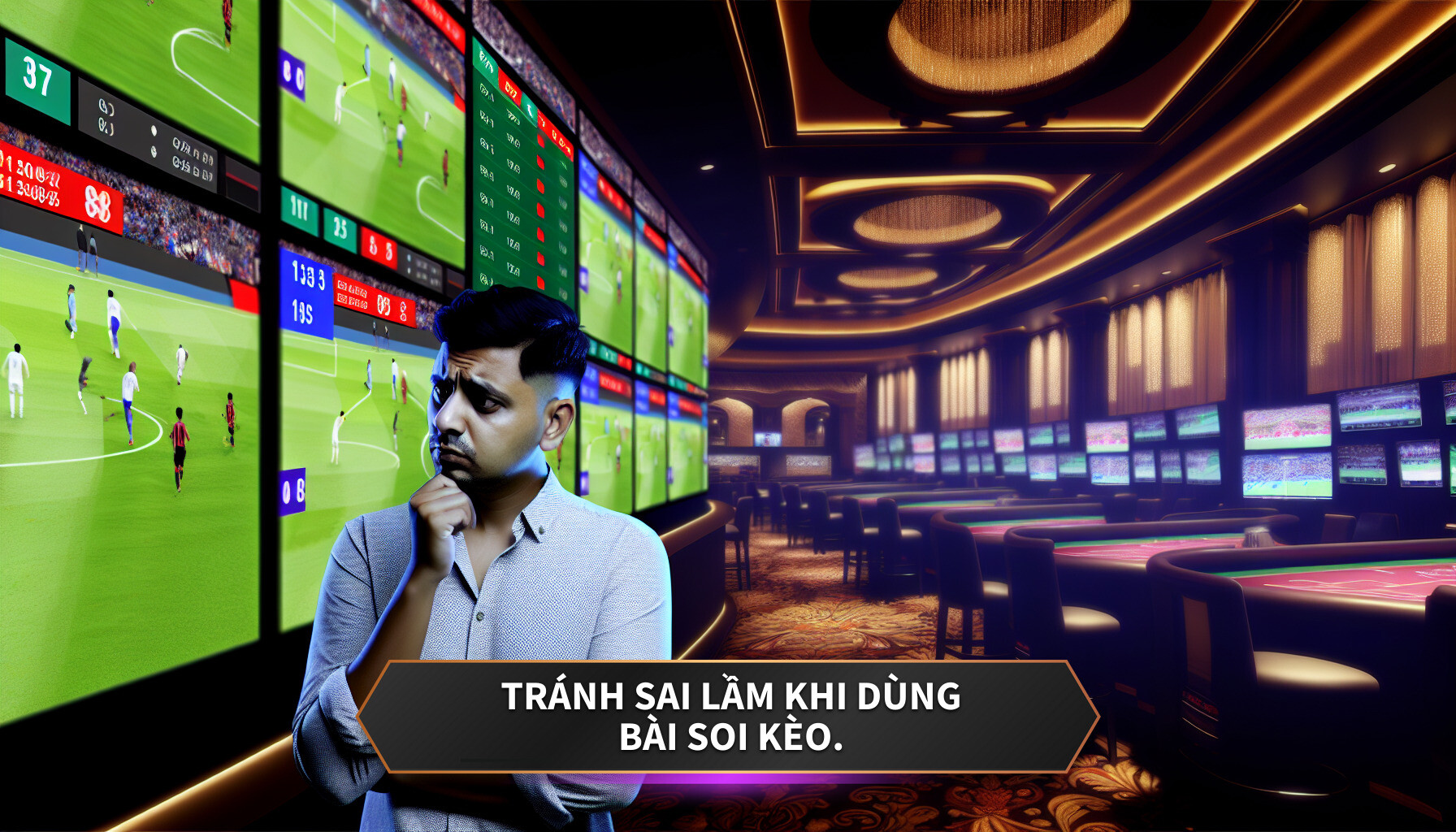 Tránh sai lầm khi dùng bài soi kèo.